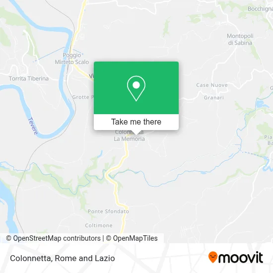 Colonnetta map