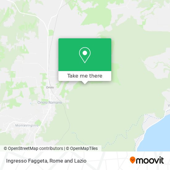 Ingresso Faggeta map
