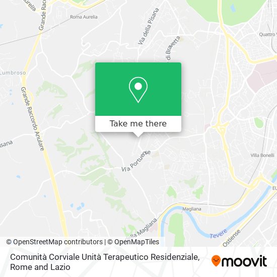 Comunità Corviale Unità Terapeutico Residenziale map