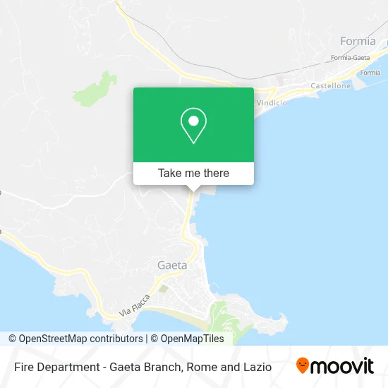 Fire Department - Gaeta Branch map