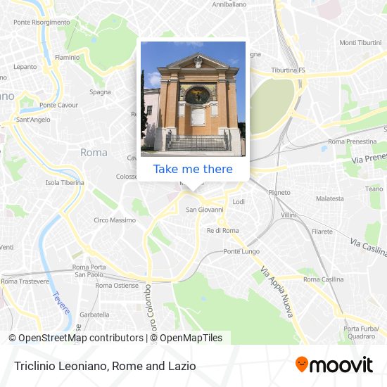 Triclinio Leoniano map