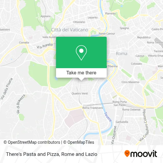 There's Pasta and Pizza map