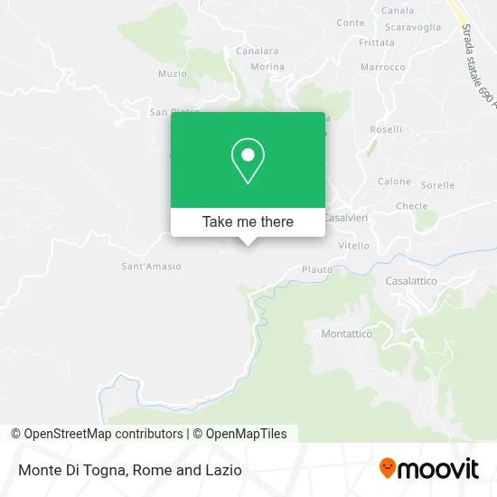 Monte Di Togna map