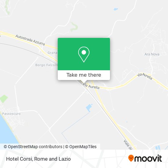 Hotel Corsi map