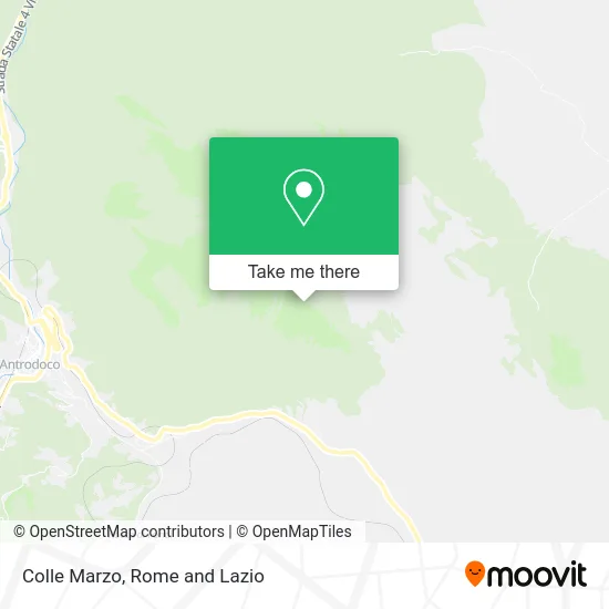 Colle Marzo map