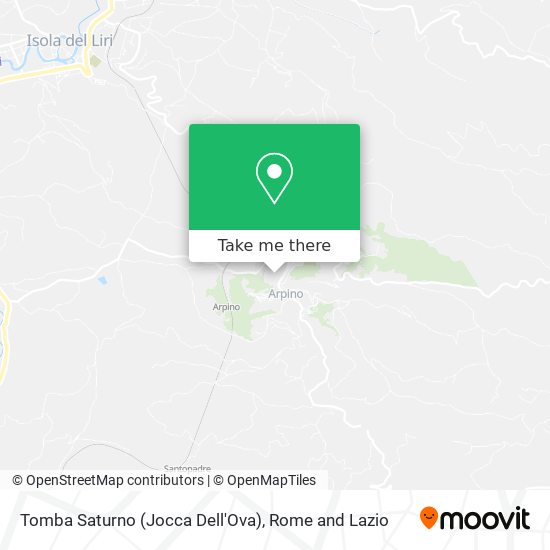 Tomba Saturno (Jocca Dell'Ova) map