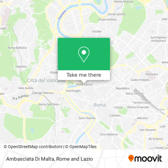 Embassy of Malta map