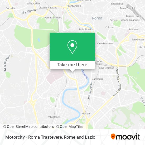 Motorcity - Roma Trastevere map