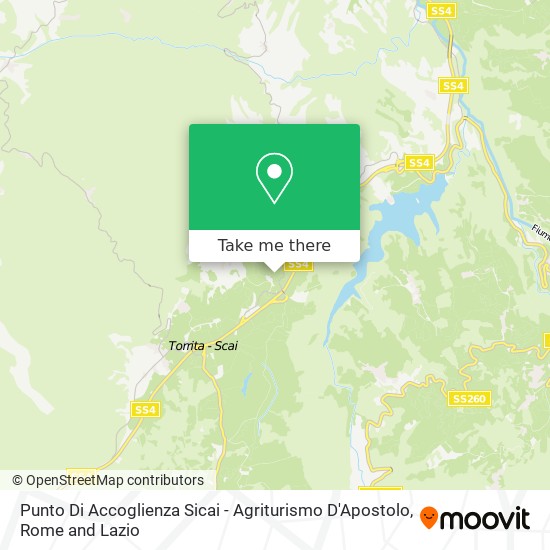 Punto Di Accoglienza Sicai - Agriturismo D'Apostolo map