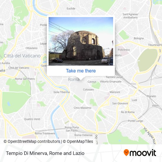 Tempio Di Minerva map