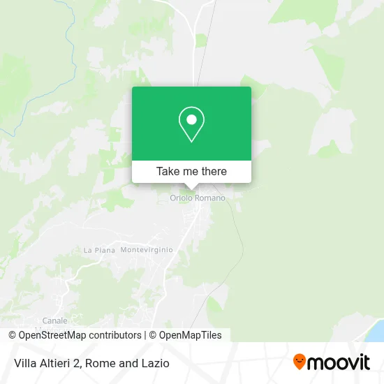 Villa Altieri 2 map
