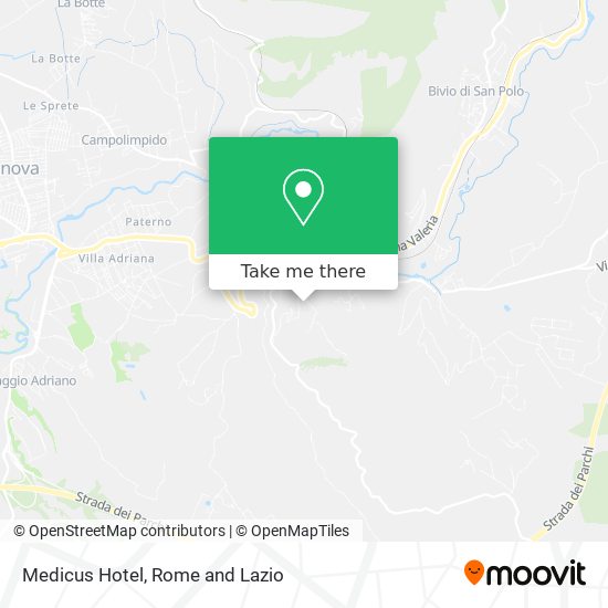 Medicus Hotel map