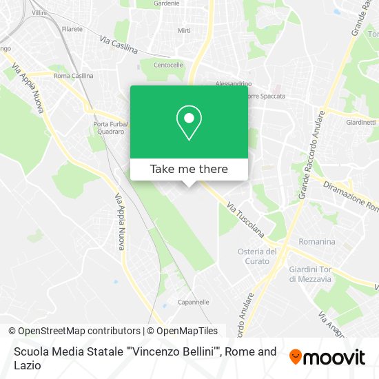 Scuola Media Statale ""Vincenzo Bellini"" map