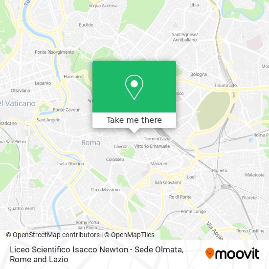 Liceo Scientifico Isacco Newton - Sede Olmata map