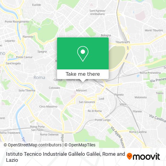 Istituto Tecnico Industriale Galilelo Galilei map