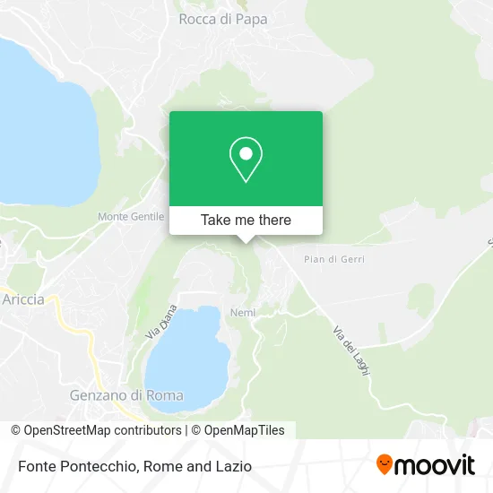 Pontecchio Fountain map