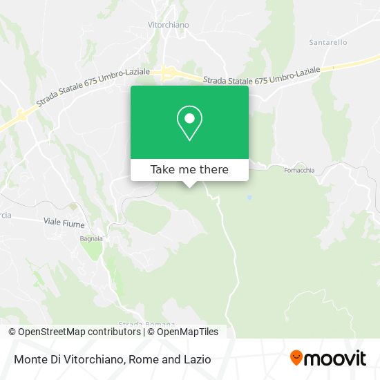 Monte Di Vitorchiano map