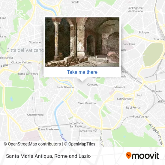 Santa Maria Antiqua map