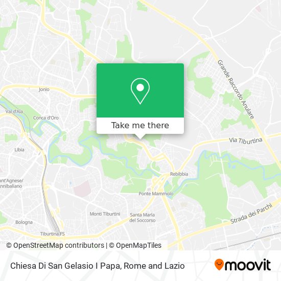 Chiesa Di San Gelasio I Papa map