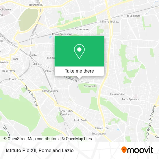 Pius XII Institute map