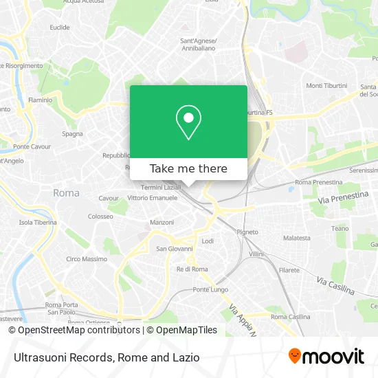 Ultrasuoni Records map