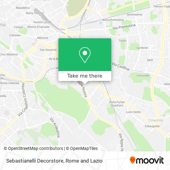 Sebastianelli Decorstore map