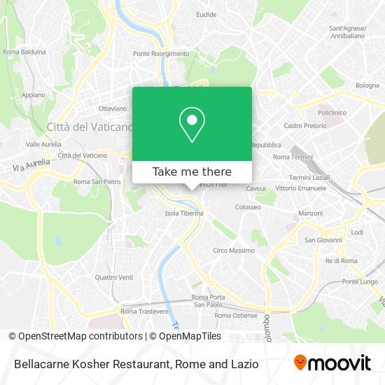 Bellacarne Kosher Restaurant map