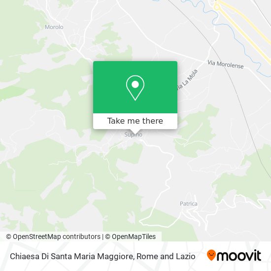 Chiaesa Di Santa Maria Maggiore map