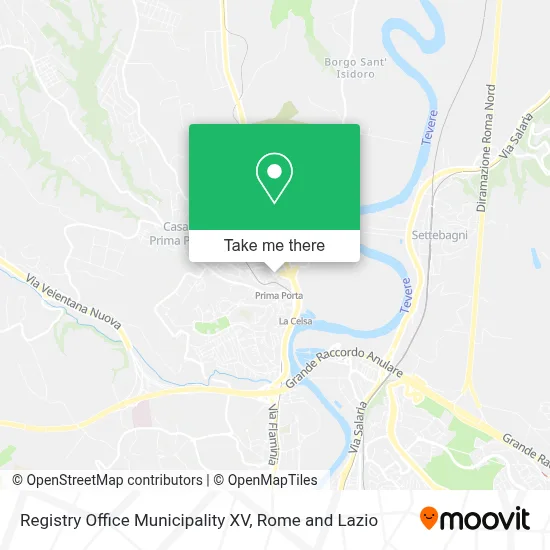Registry Office Municipality XV map