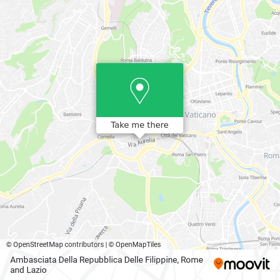 Ambasciata Della Repubblica Delle Filippine map