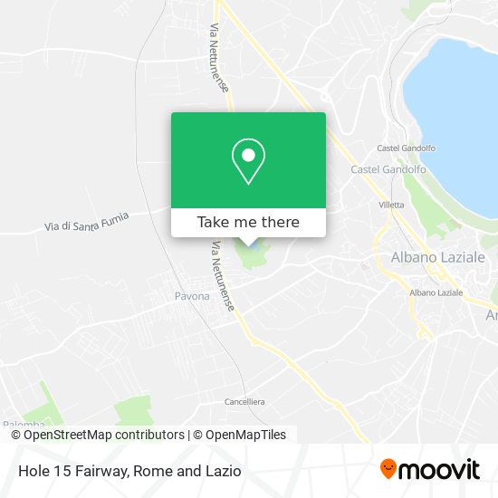 Hole 15 Fairway map