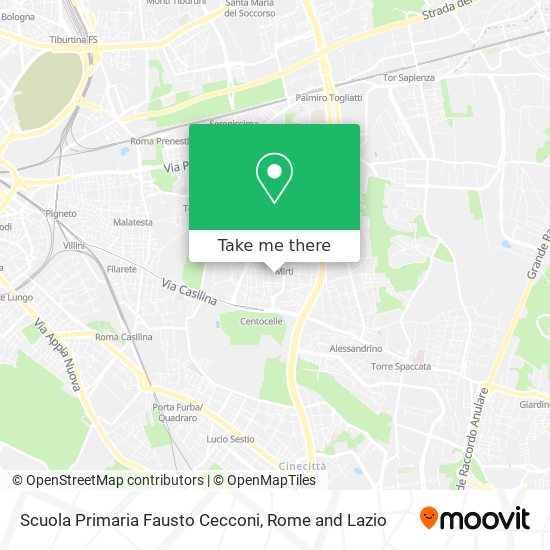 Scuola Primaria Fausto Cecconi map