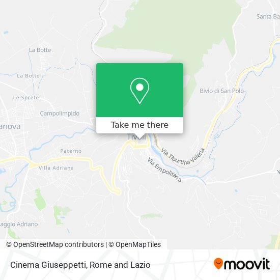 Cinema Giuseppetti map