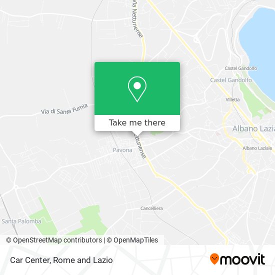 Car Center map