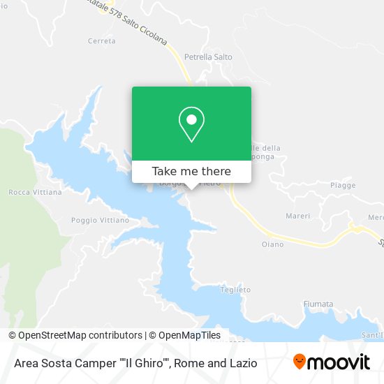 Area Sosta Camper ""Il Ghiro"" map