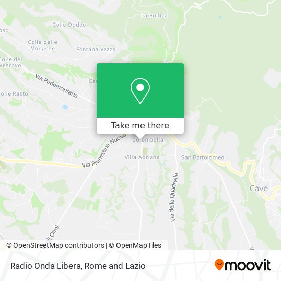 Radio Onda Libera map