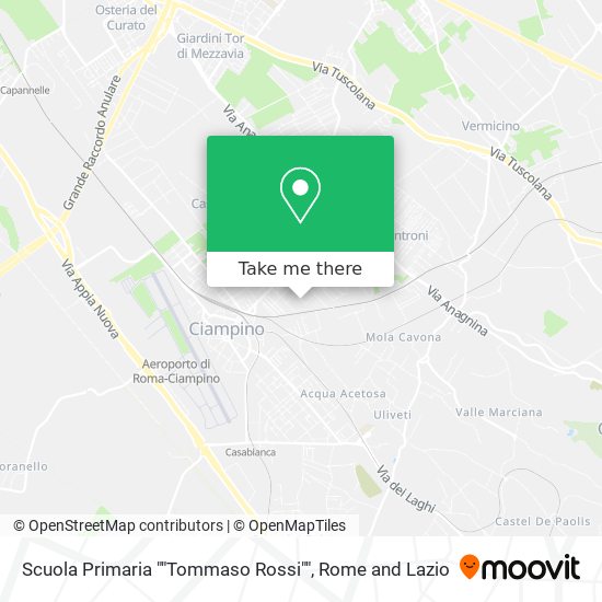 Scuola Primaria ""Tommaso Rossi"" map