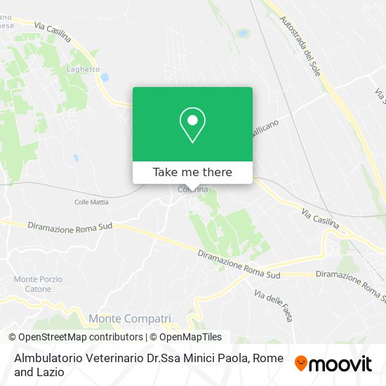 Almbulatorio Veterinario Dr.Ssa Minici Paola map