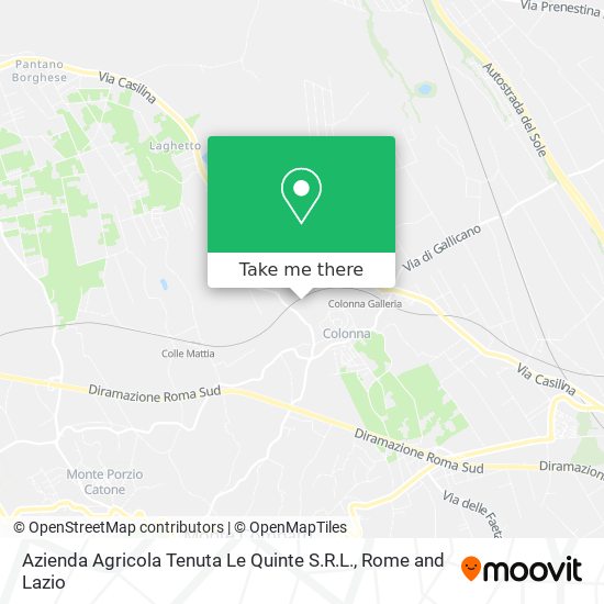 Azienda Agricola Tenuta Le Quinte S.R.L. map