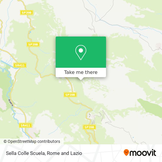 Sella Colle Scuela map