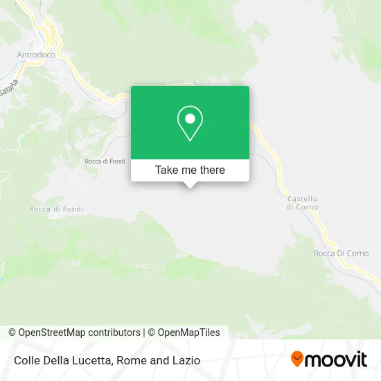 Colle Della Lucetta map