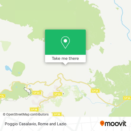 Poggio Casalavio map
