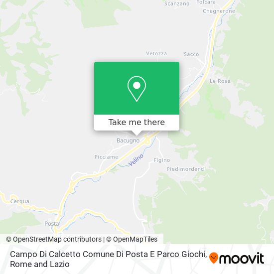 Campo Di Calcetto Comune Di Posta E Parco Giochi map