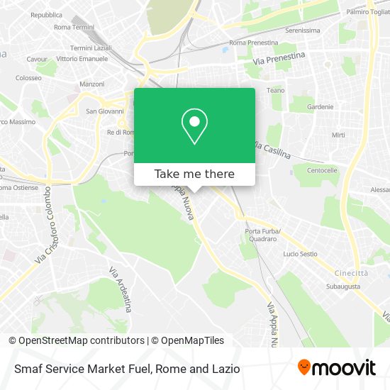 Smaf Service Market Fuel map