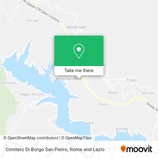 Cimitero Di Borgo San Pietro map