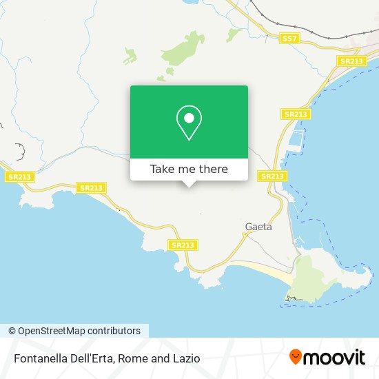 Fontanella Dell'Erta map