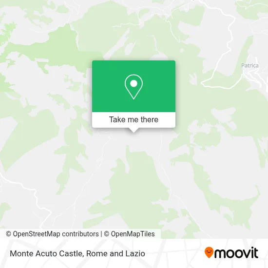 Monte Acuto Castle map