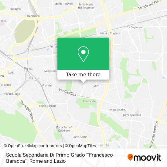 Scuola Secondaria Di Primo Grado ""Francesco Baracca"" map