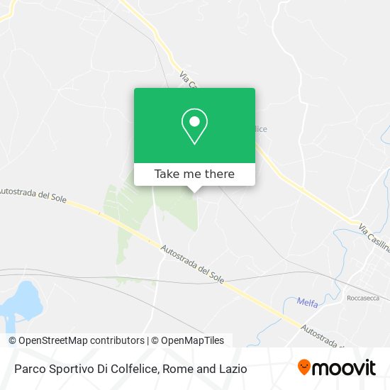 Parco Sportivo Di Colfelice map