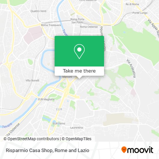 Risparmio Casa Shop map